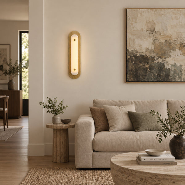 Lurviny Alabaster Wall Light 5