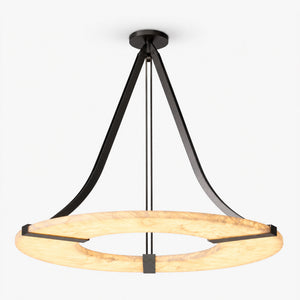 Mavique Alabaster Ring Pendant Light 2