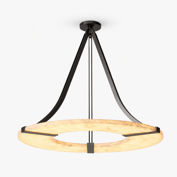 Mavique Alabaster Ring Pendant Light 3
