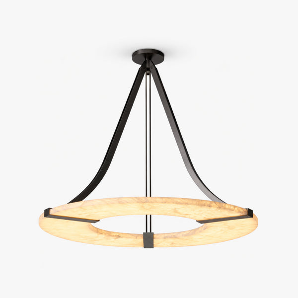 Mavique Alabaster Ring Pendant Light 4