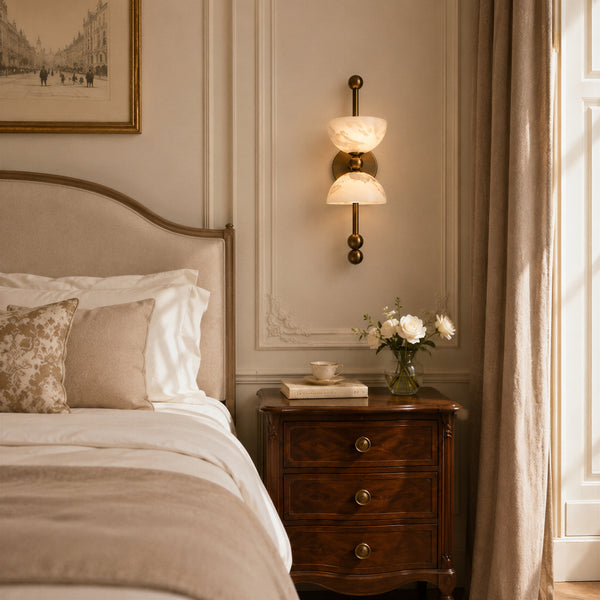 Mavorel Hourglass Alabaster Wall Light 6