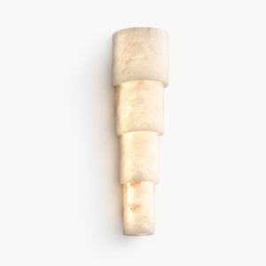 Mavrenel Tiered Alabaster Wall Light 1