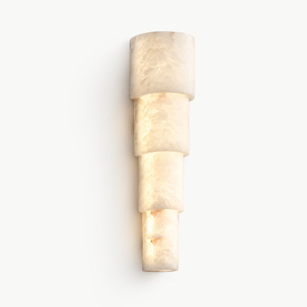 Mavrenel Tiered Alabaster Wall Light 1