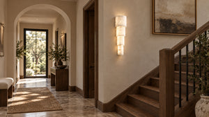 Mavrenel Tiered Alabaster Wall Light 7