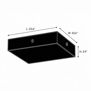 Meralith Square Ceiling Light 11