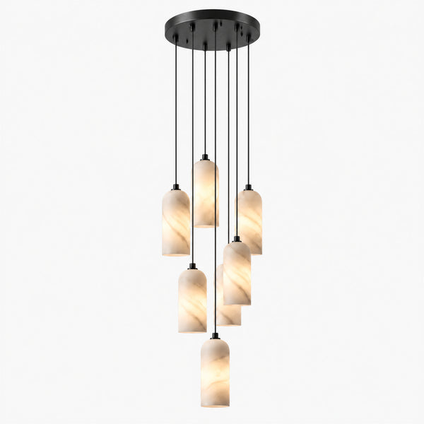 Merovan Alabaster Cascade Chandelier 10