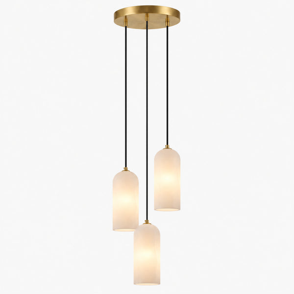 Merovan Alabaster Cascade Chandelier 11