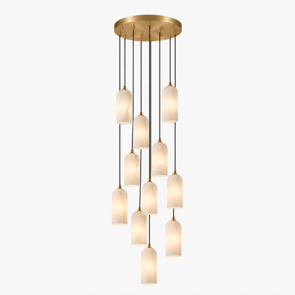 Merovan Alabaster Cascade Chandelier 22