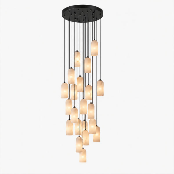 Merovan Alabaster Cascade Chandelier 23