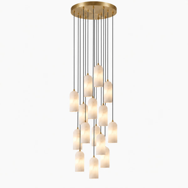 Merovan Alabaster Cascade Chandelier 24