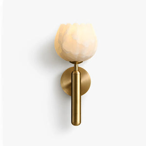 Mersu Alabaster Tulip Wall Light 1