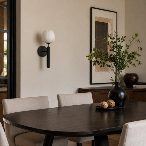 Mersu Alabaster Tulip Wall Light 4