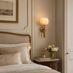 Mersu Alabaster Tulip Wall Light 7