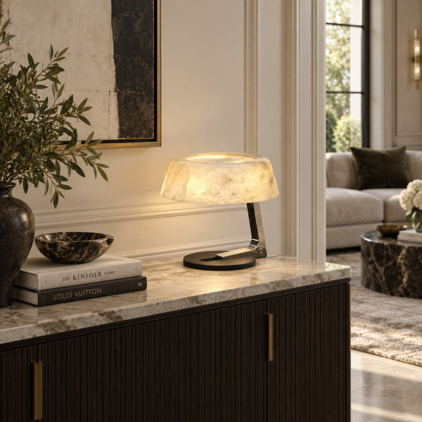 Mertavo Alabaster Table Lamp 4