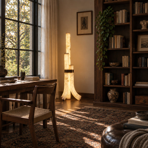 Mireatho Alabaster Floor Lamp 4