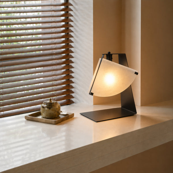 Mirelta Alabaster Wing Table Lamp 4