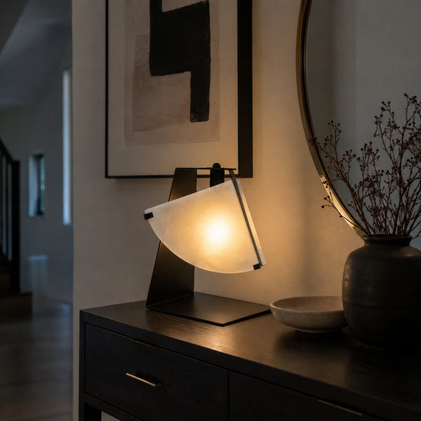 Mirelta Alabaster Wing Table Lamp 5