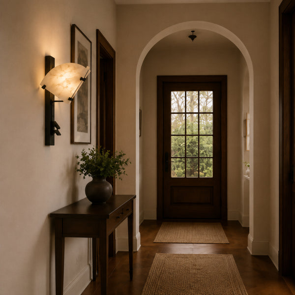 Mirelta Alabaster Wing Wall Light 5