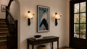 Mirelta Alabaster Wing Wall Light 7
