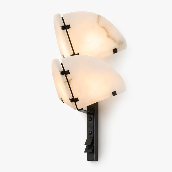 Mirelta Alabaster Wing Wall Light 9