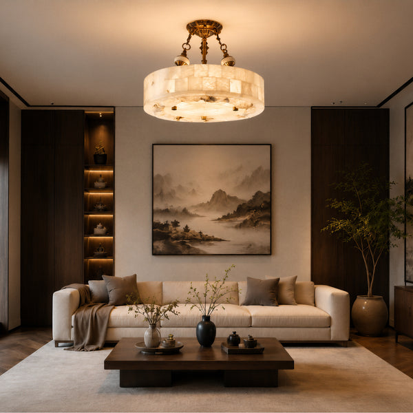 Mirelven Alabaster Ceiling Light 1