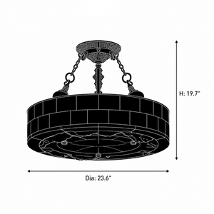 Mirelven Alabaster Ceiling Light 10