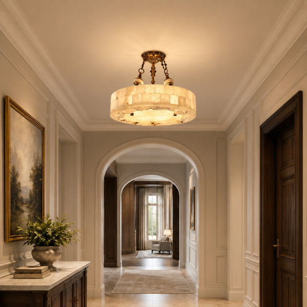 Mirelven Alabaster Ceiling Light 4