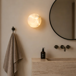 Mirevon Alabaster Pebble Wall Light 2