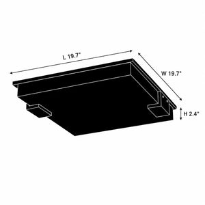 Morlis Alabaster Square Ceiling Light 1