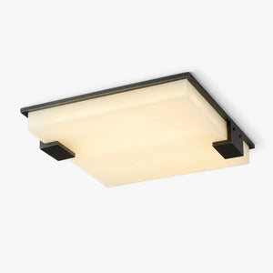Morlis Alabaster Square Ceiling Light 2