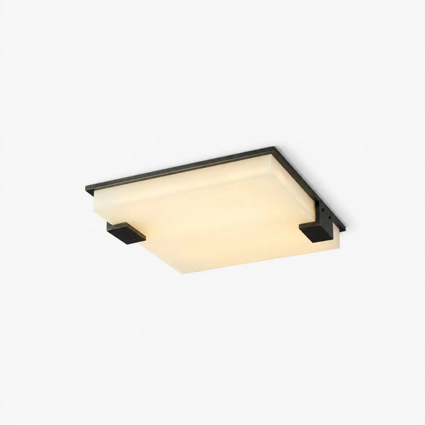 Morlis Alabaster Square Ceiling Light 3