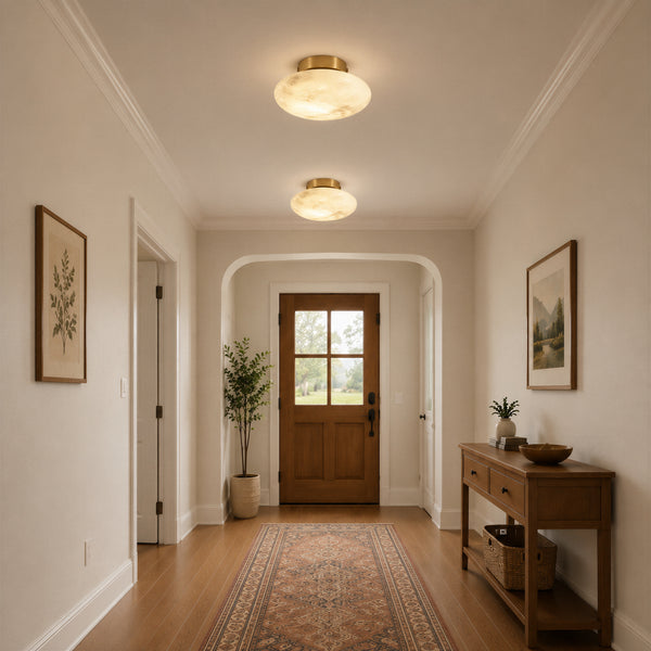Narelven Alabaster Ceiling Light 3