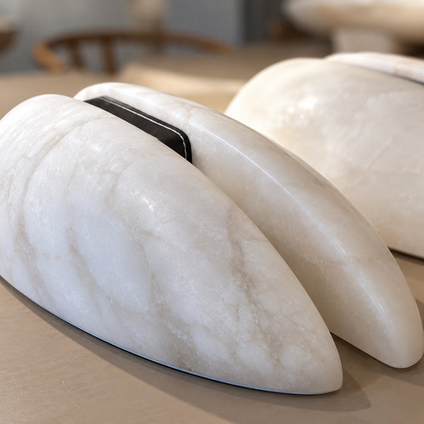 Navellor Alabaster Capsule Wall Lamp 13