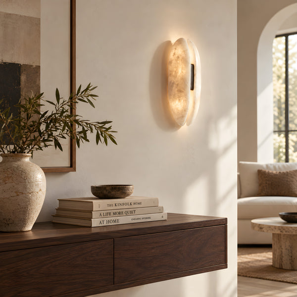 Navellor Alabaster Capsule Wall Lamp 3
