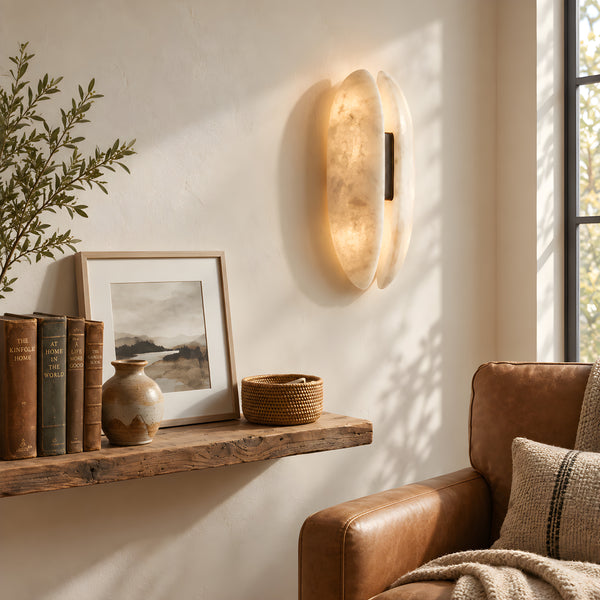 Navellor Alabaster Capsule Wall Lamp 4