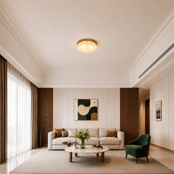 Navoen Alabaster Ceiling Light 2