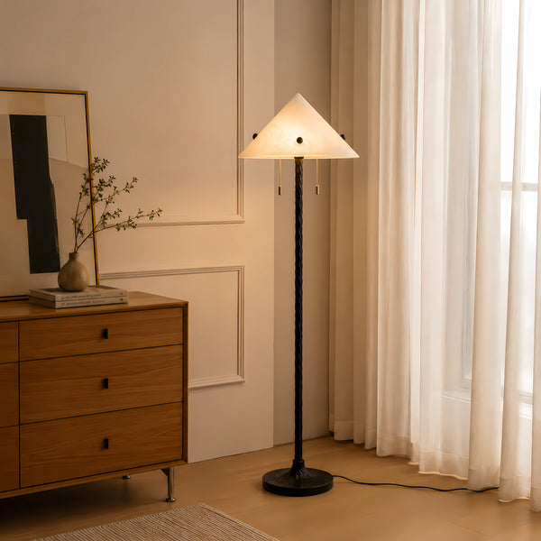 Neralune Alabaster Floor Lamp 2