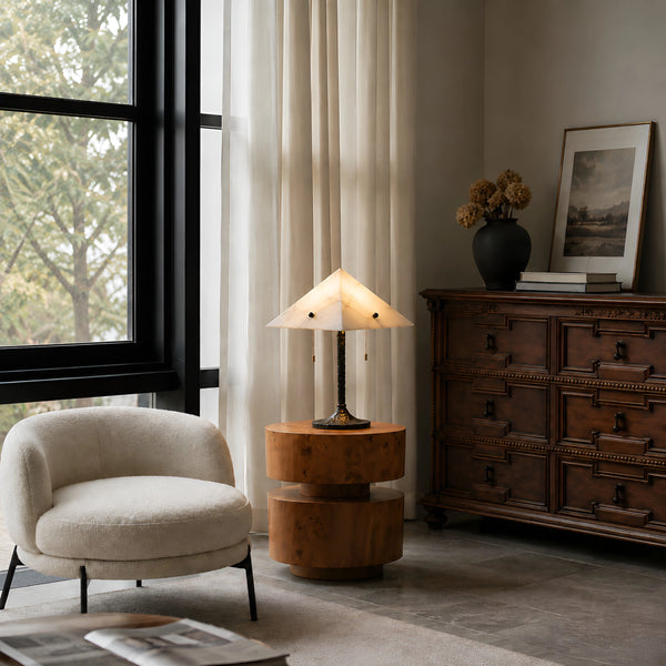 Neralune Alabaster Table Lamp 3