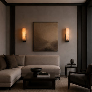 Neravin Alabaster Column Wall Light 3