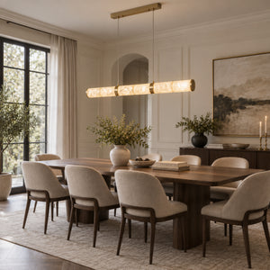 Neraxis Segmented Alabaster Pendant Light 2