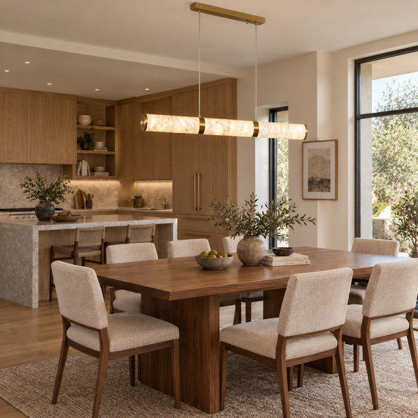 Neraxis Segmented Alabaster Pendant Light 3