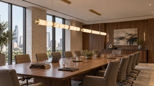 Neraxis Segmented Alabaster Pendant Light 6