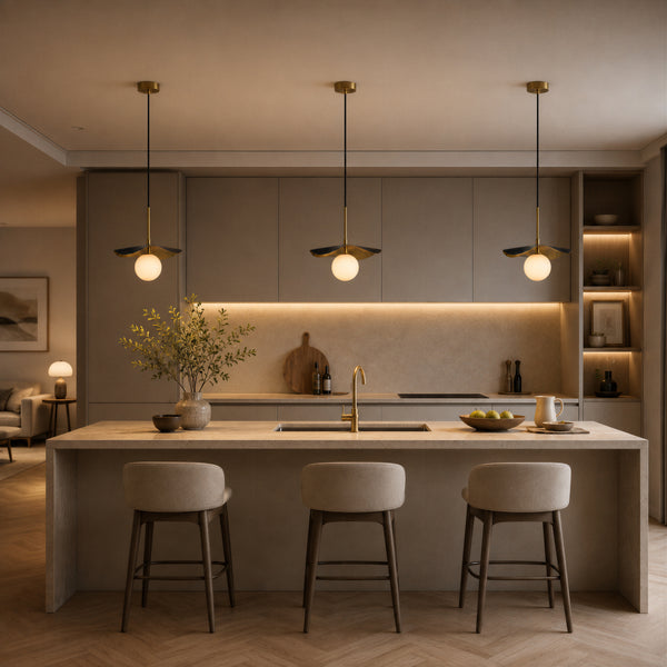 Nerwyn Alabaster Petal Pendant Light 7