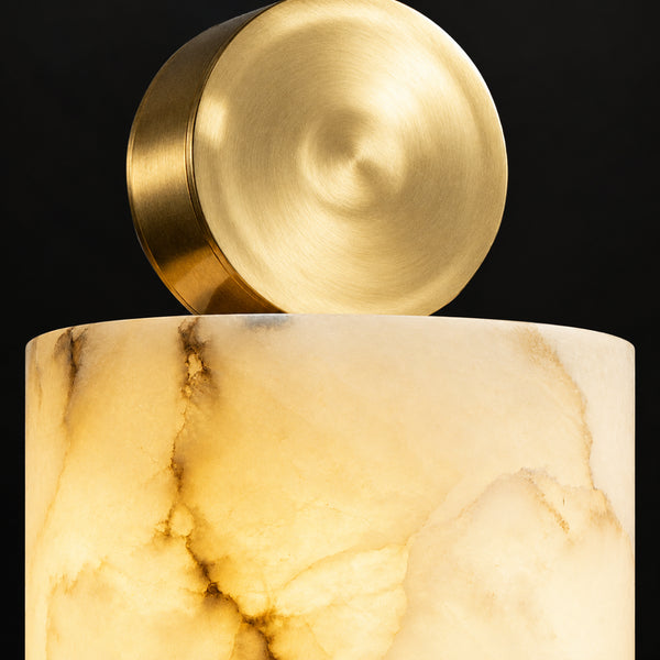 Nesaro Alabaster Disc Pendant Light 13