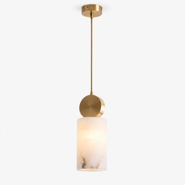 Nesaro Alabaster Disc Pendant Light 9