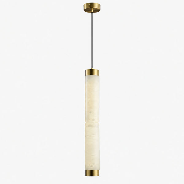 Norqen Alabaster Cylinder Chandelier 15
