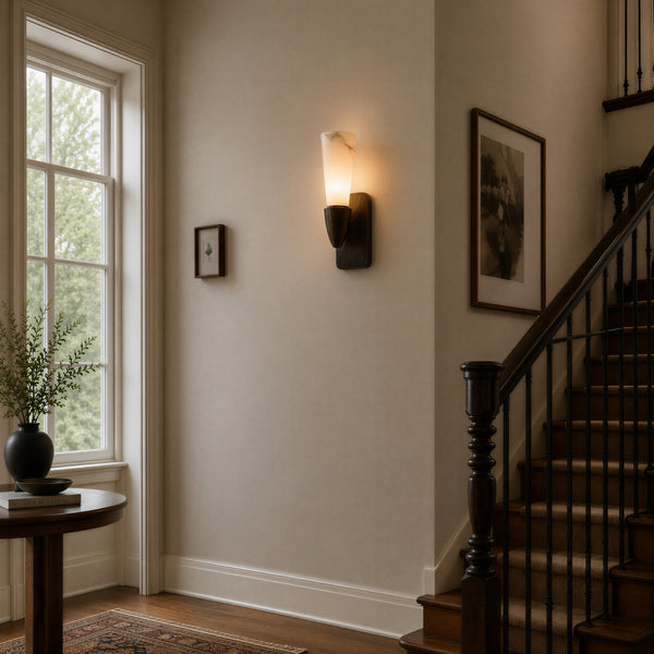 Norvella Alabaster Wall Light 10