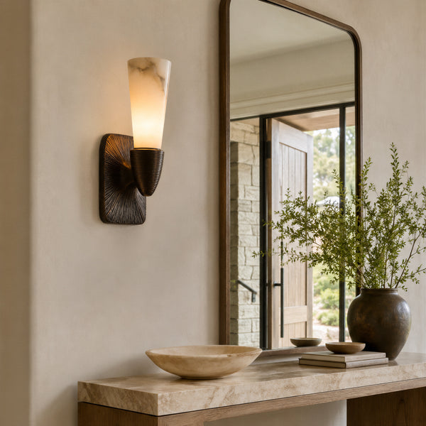 Norvella Alabaster Wall Light 4