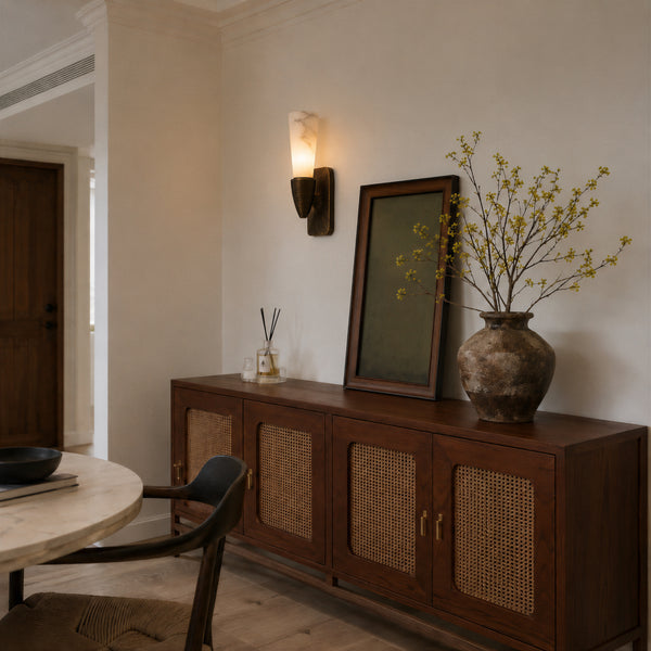 Norvella Alabaster Wall Light 6