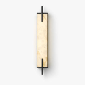 Norvren Rectangular Alabaster Wall Light 1
